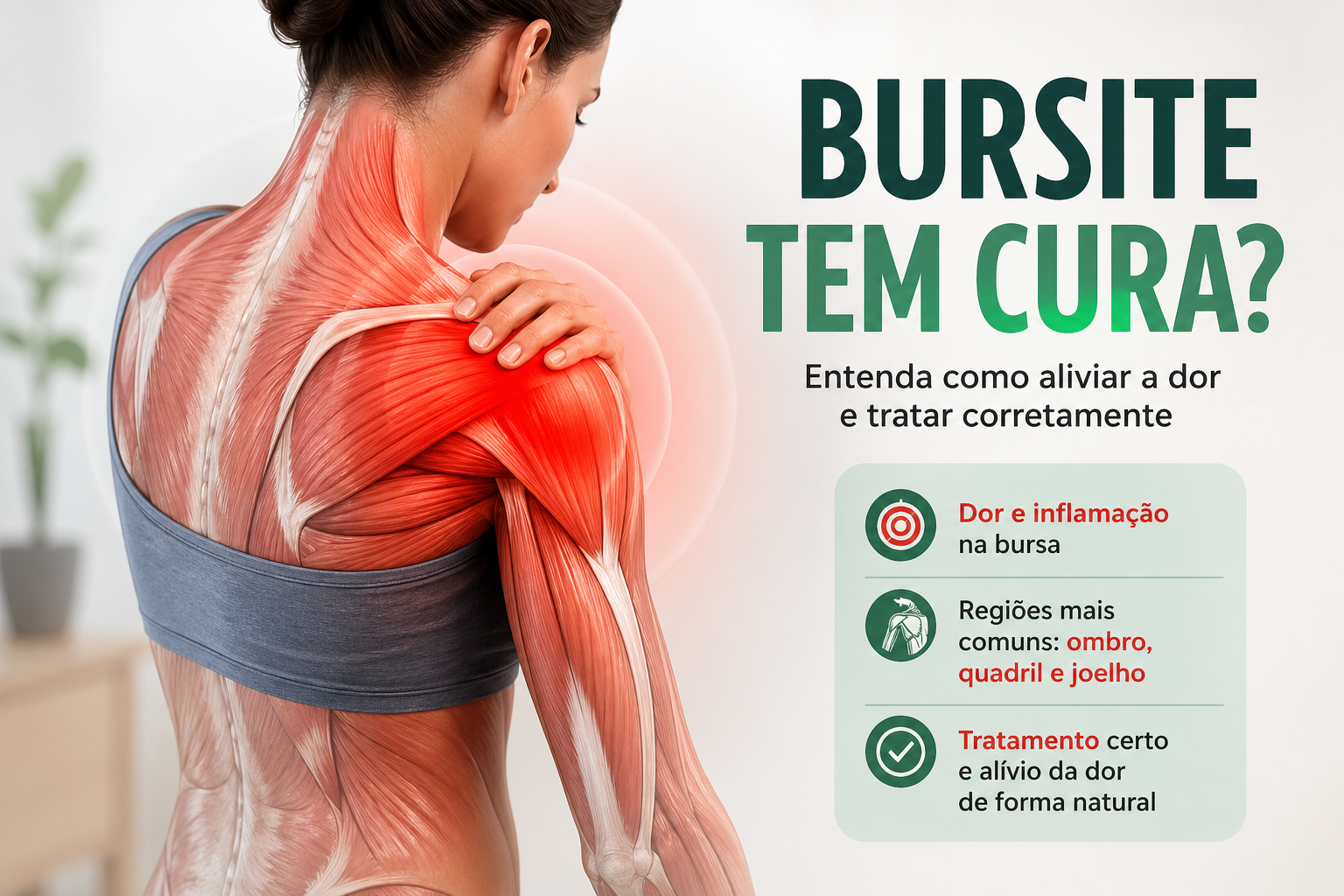 Bursite tem cura