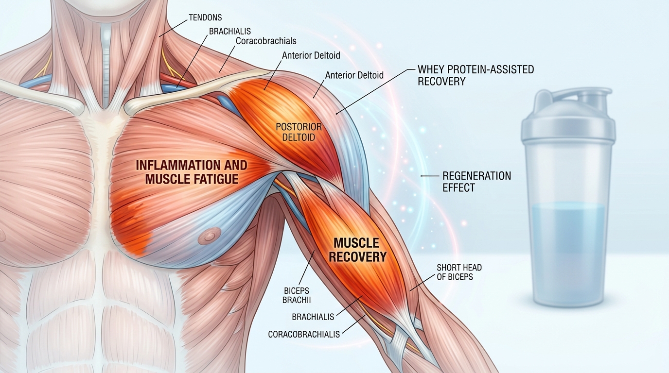 Whey protein recuperação muscular